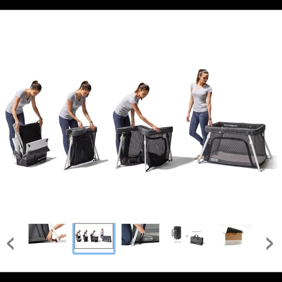 Guava Lotus Bassinet/Crib convertible pack & play - Picture 2 of 9